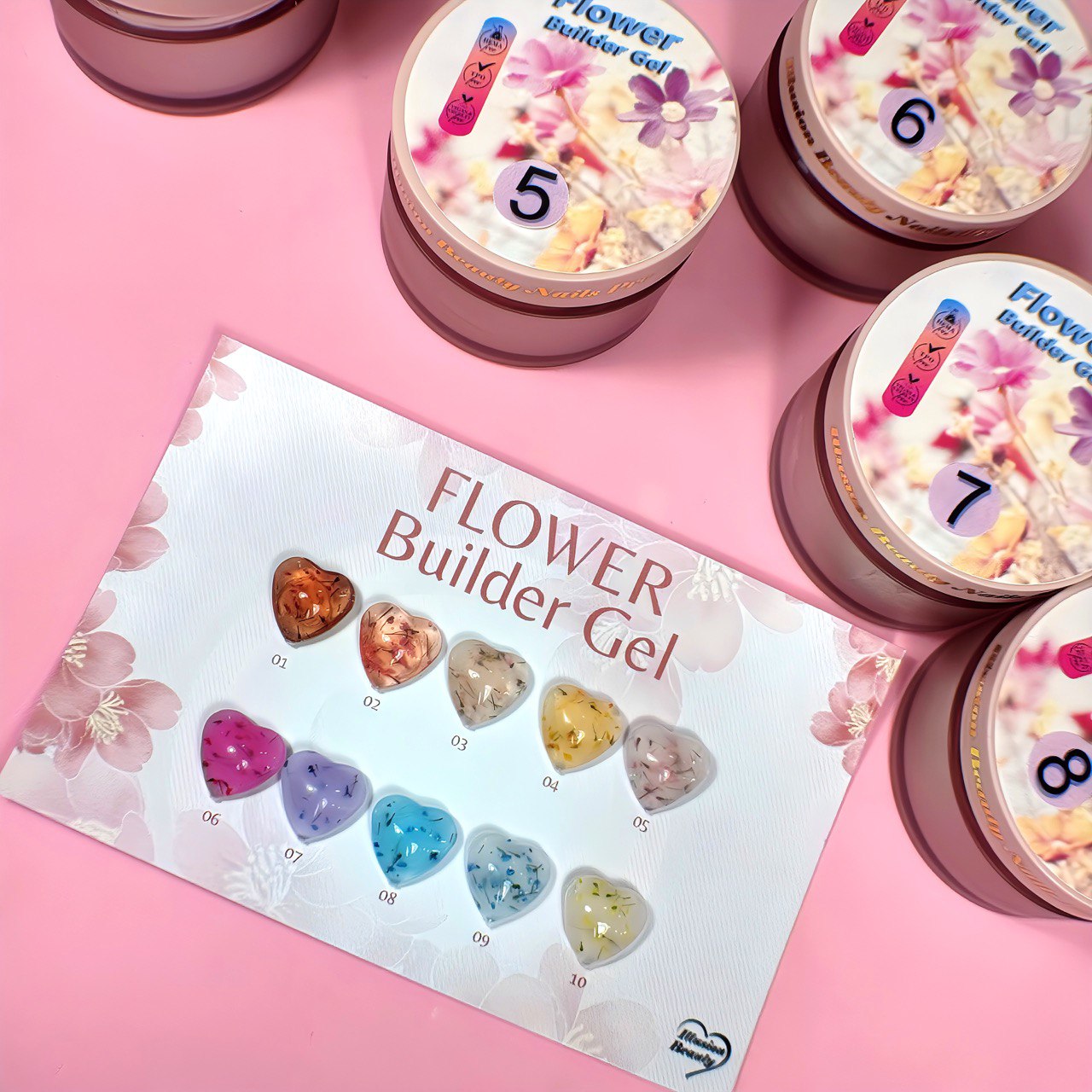 Flower Builder Gel N 5 – 30gr Illusion Beauty - Gel con flores - Imagen 5