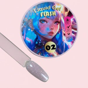 Gel en bote - Liquid Gel 02 FLASH - Illusion Beauty 30ml - COVER