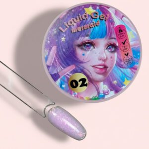 Gel en bote - Liquid Gel MERMAID 02 - Illusion Beauty 30ml - COVER