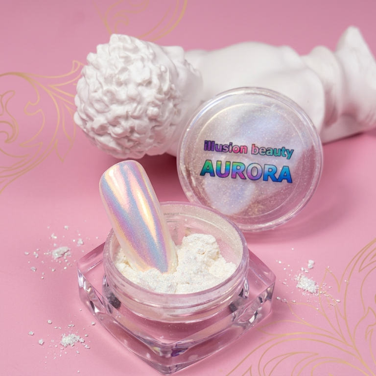 Pigmento Aurora 01 Dorado llusion beauty