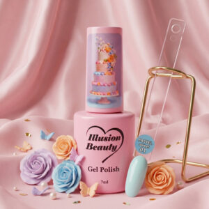 Esmalte semipermanente Pastel - Sweet 01 - Illusion beauty – Azul Pastel (7ml)