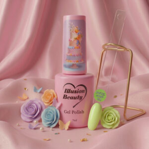 Esmalte semipermanente Pastel - Sweet 04 - Illusion beauty – Amarillo Pastel (7ml)