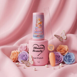 Esmalte semipermanente Pastel - Sweet 05 - Illusion beauty – Naranja, coral Pastel (7ml)