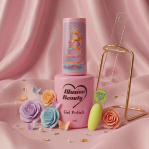 Esmalte semipermanente Pastel - Sweet 07 - Illusion beauty – Amarillo Pastel (7ml)