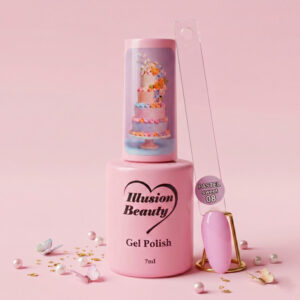 Esmalte semipermanente Pastel - Sweet 08 - Illusion beauty – Rosa Pastel (7ml)