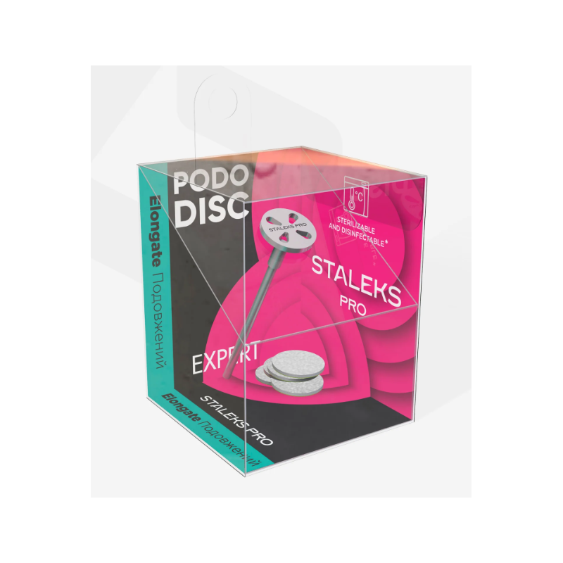 Fresas Pododisc Staleks Pro XS para pedicura, disco con 5 recambios PDLset-10