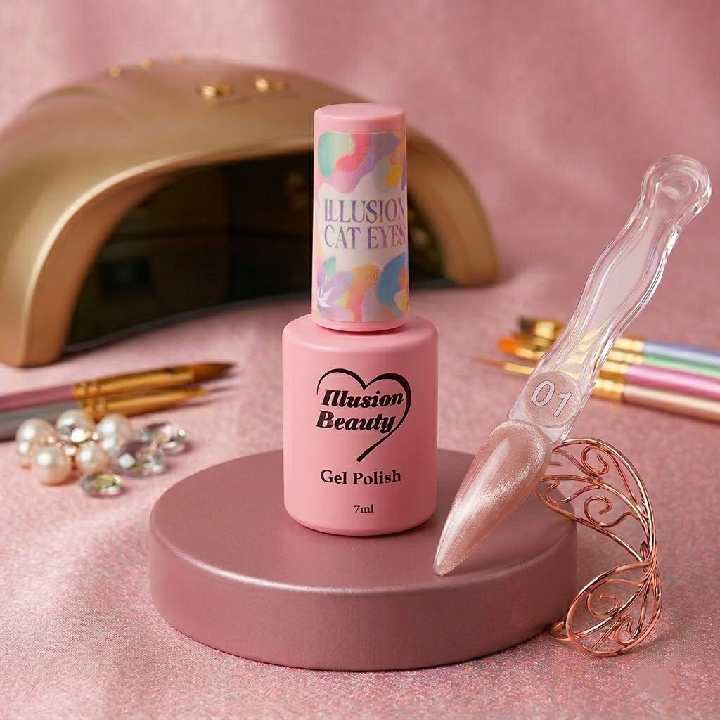 llusion Cat Eyes 01 – Illusion Beauty (7ml) esmalte semipermanente magnético