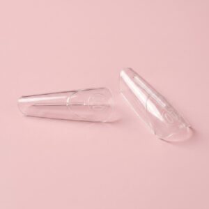 Tips Dual Nails Forms BABY FRENCH ALMOND Illusion Beauty – 120 unidades