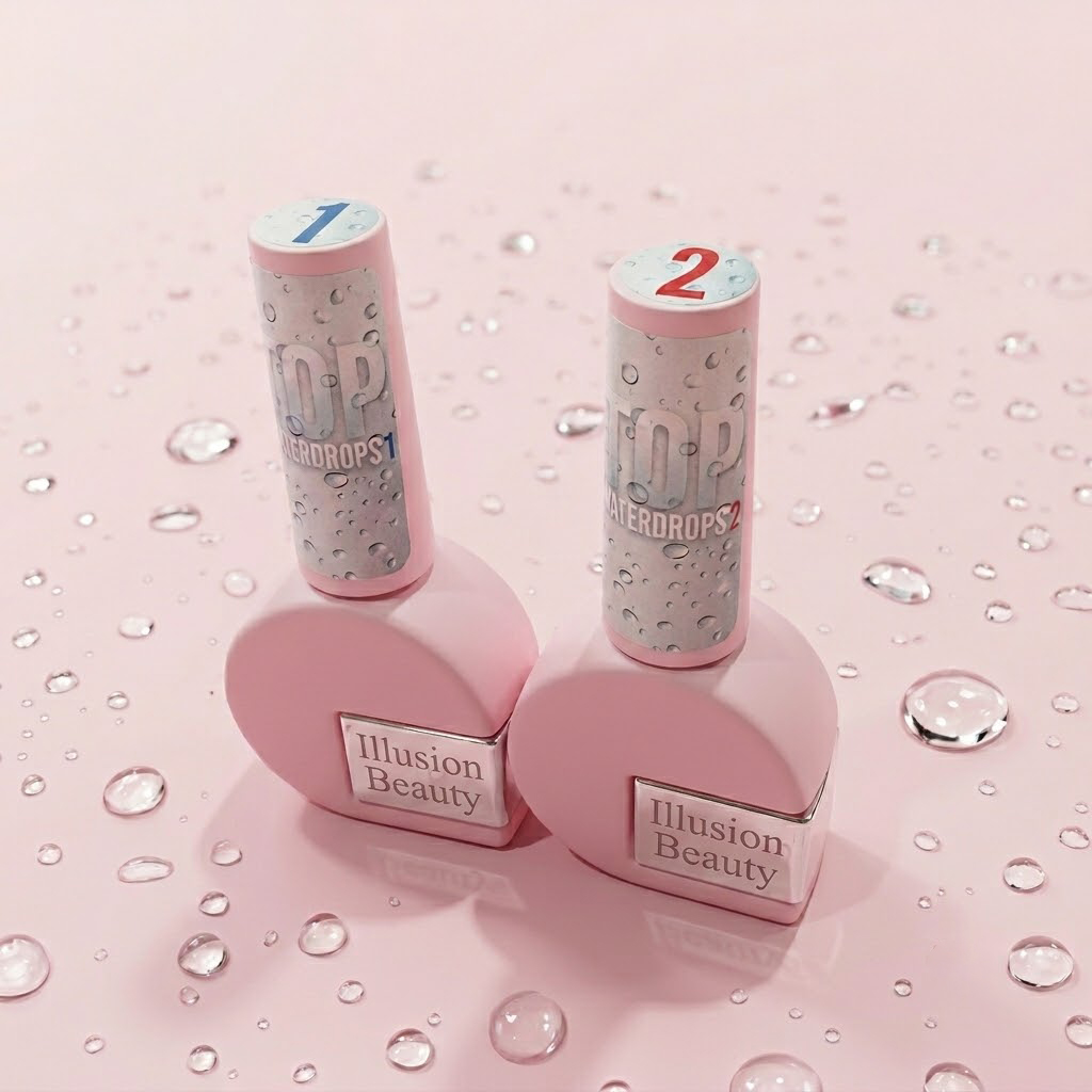 Water Drops Top - illusion beauty – 2x10ml Finalizador efecto gotas de agua. - Imagen 3