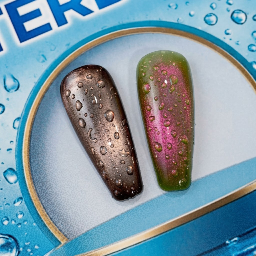 Water Drops Top - illusion beauty – 2x10ml Finalizador efecto gotas de agua. - Imagen 2